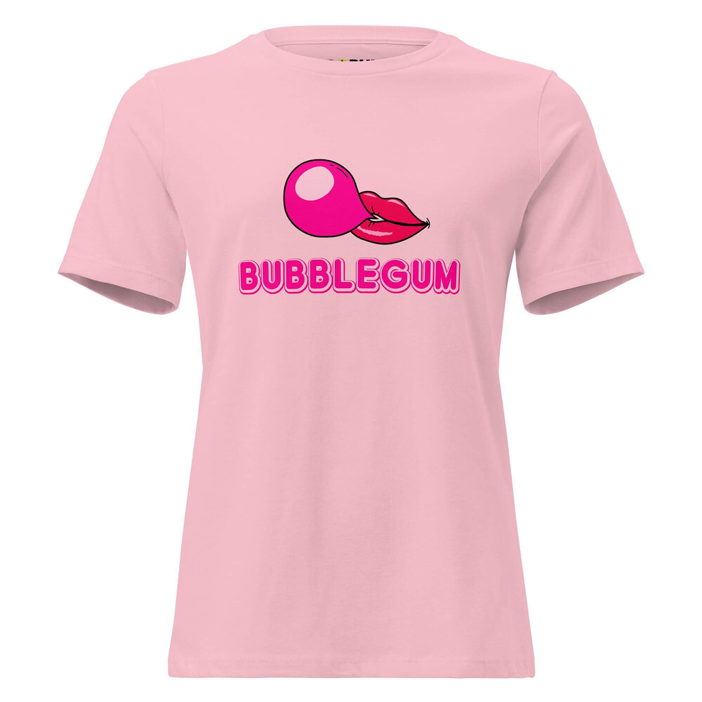 Women's Relaxed T-Shirt - Bubblegum — GRAPHIC T-SHIRTS