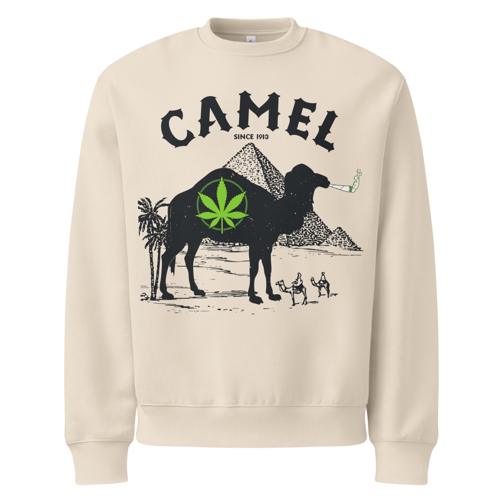Oversized Heavyweight Sweatshirt - Camel Since 1913