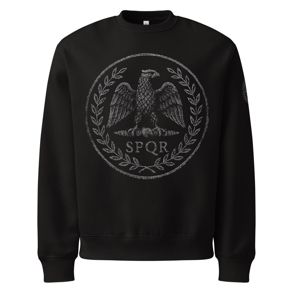 Oversized Heavyweight Sweatshirt - SPQR