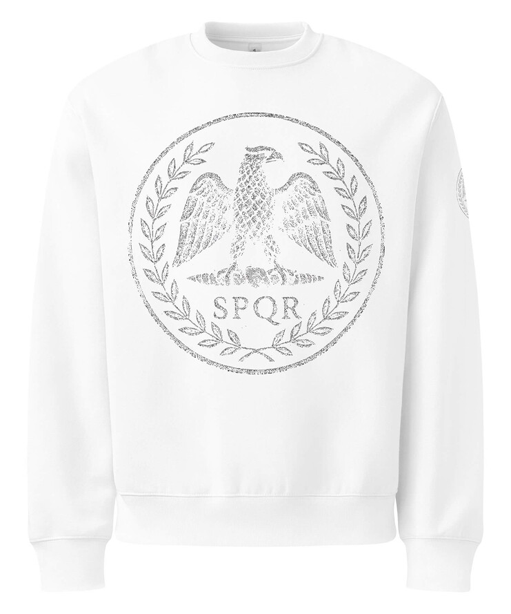 Oversized Heavyweight Sweatshirt - SPQR | Sweatshirt | Buy Online | GRAPHIC T-SHIRTS