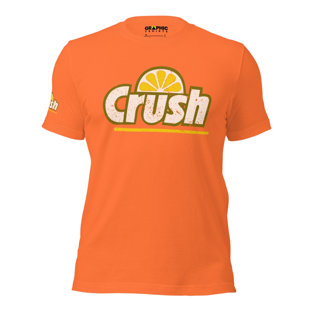 Unisex Crew Neck T-Shirt - Vintage Orange Crush