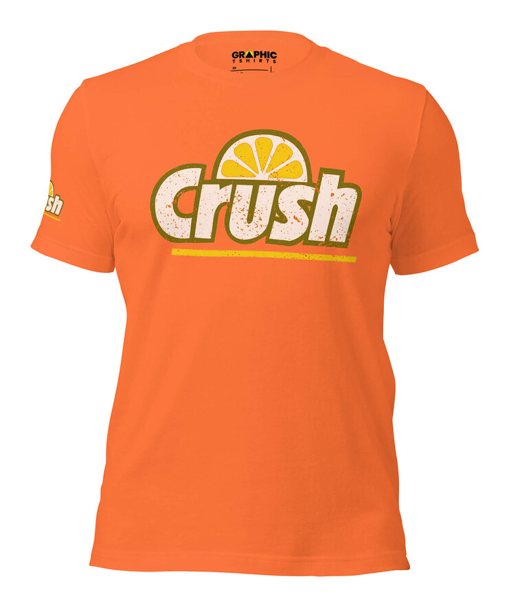 Unisex Crew Neck T-Shirt - Vintage Orange Crush | T-Shirt | Buy Online | GRAPHIC T-SHIRTS