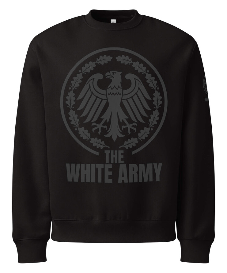 Oversized Heavyweight Sweatshirt - THE WHITE ARMY | Sweatshirt | Buy Online | GRAPHIC T-SHIRTS