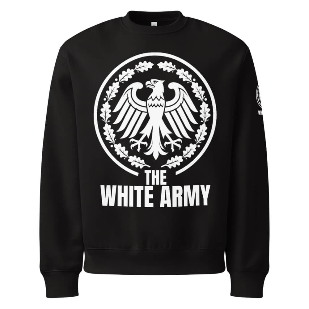 Oversized Heavyweight Sweatshirt - THE WHITE ARMY