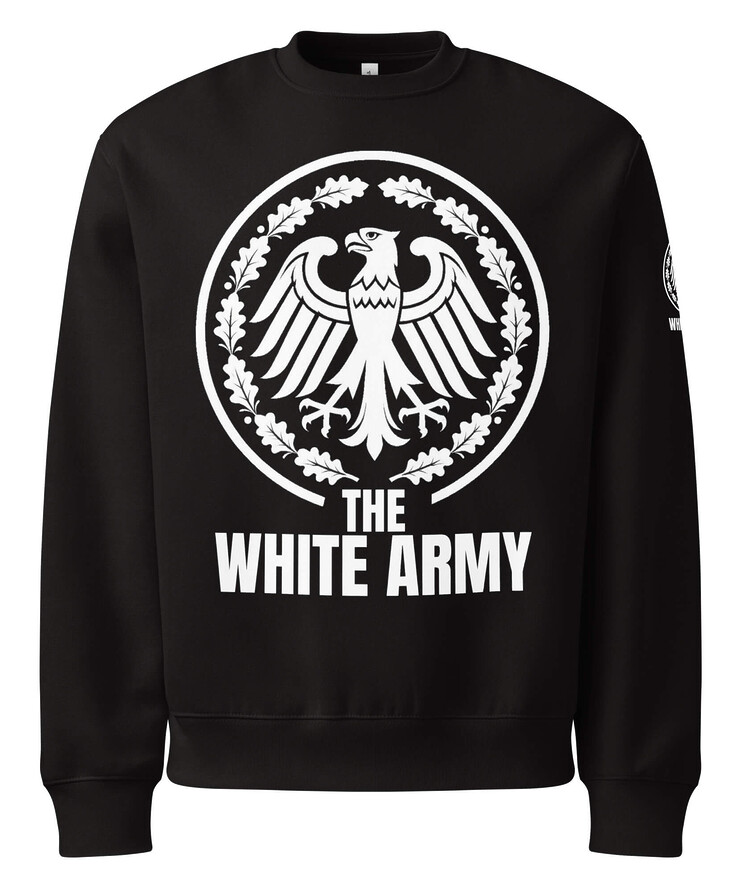 Oversized Heavyweight Sweatshirt - THE WHITE ARMY | Sweatshirt | Buy Online | GRAPHIC T-SHIRTS