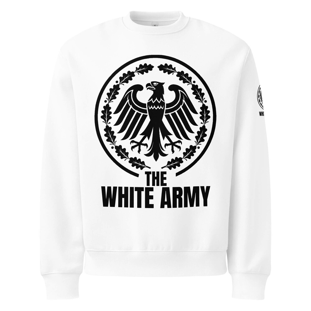Oversized Heavyweight Sweatshirt - THE WHITE ARMY — GRAPHIC T-SHIRTS