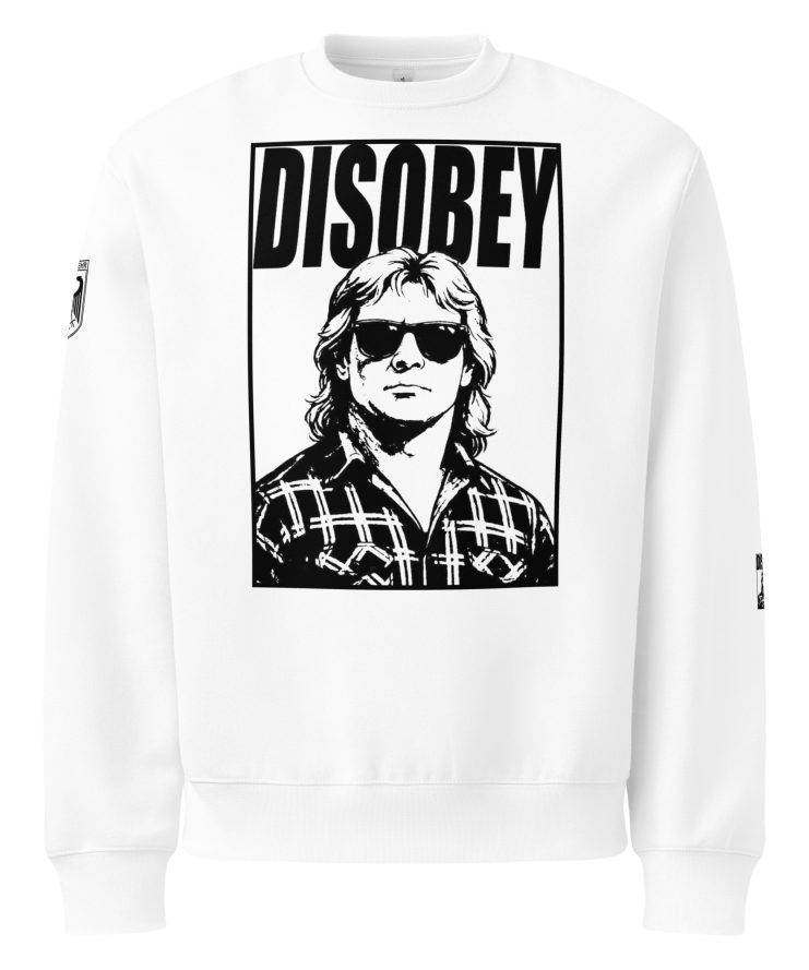Oversized heavyweight sweatshirt - DISOBEY